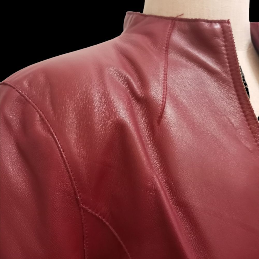 Classique entier genuine leather jacket - Picture 4 of 7
